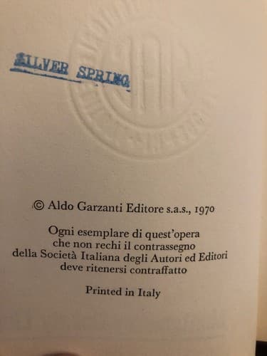 Autobiografia letteraria Enzo Siciliano 1970 Garzanti Ex Library HC - Thumbnail 3