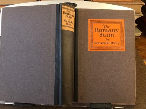 The Romany stain - Christopher Morley 1927 HC Doubleday - Image 1