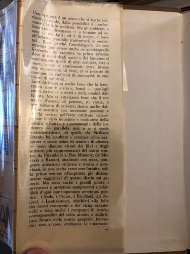 Autobiografia letteraria Enzo Siciliano 1970 Garzanti Ex Library HC - Thumbnail 2