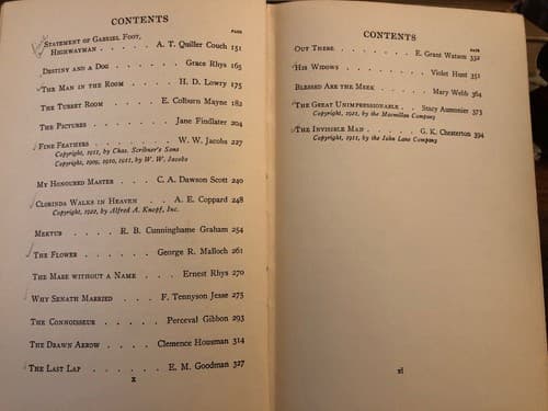 31 Stories by Thirty and One Authors 1923 Appleton HC - Thumbnail 5