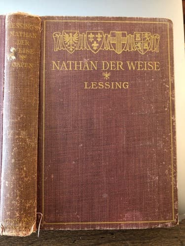 Lessing's Nathan der Weise / pub: 1914 ginn hc - Image 1