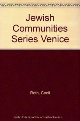 Jewish Communities Series Venice 1930 1st edition Cecil Roth - Image 1