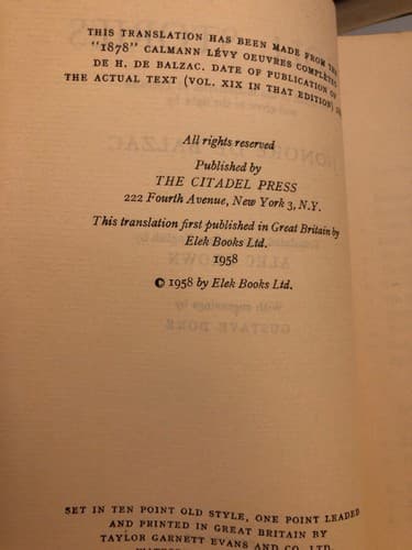 Droll Stories Balzac 1958 Citadel HC Illustrated By Gustavo Dore - Thumbnail 3