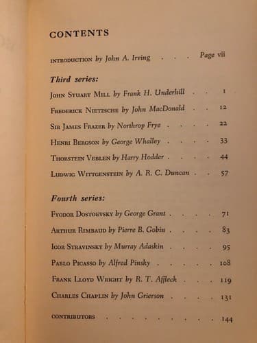 Architects of modern thought, 3rd & 4th series: 12 talks for CBC radio. 1959 SC - Thumbnail 4