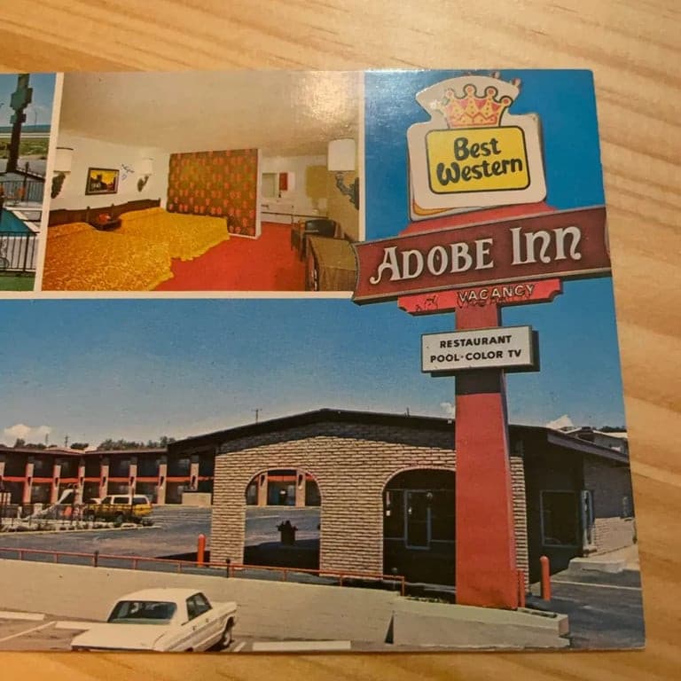 Vintage Best Western Adobe Inn Postcard - Thumbnail 5