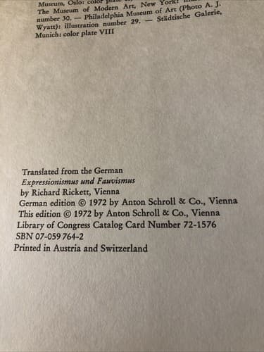Kristian SOTRIFFER / Expressionism and Fauvism 1st Edition 1972 - Thumbnail 3