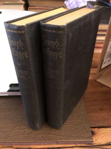Joseph in Egypt [Two Volume Set] 1938 6th Printing HC Knopf - Image 1