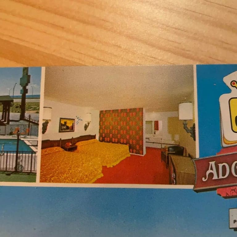 Vintage Best Western Adobe Inn Postcard - Thumbnail 3