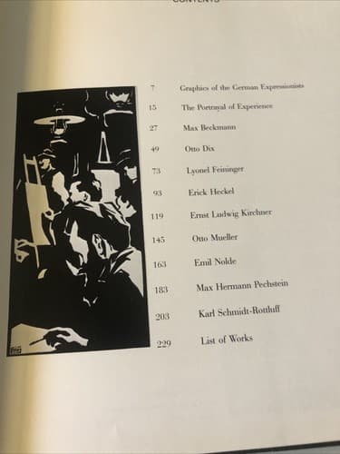 Graphics of the German Expressionists by Serge Sabarsky Hardcover Art - Thumbnail 8