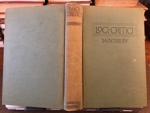 Loci Critici Passages Illustrative of Critical Theory & Practice from Aristotle - Image 1
