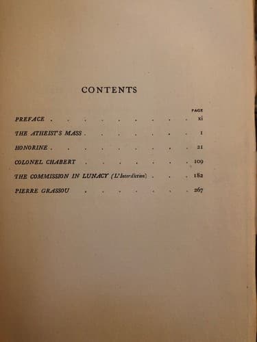 1896 Balzac Atheist's Mass & Other Stories (Everyman's Library, 229) Well Worn - Thumbnail 4