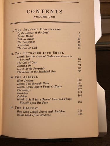 Joseph in Egypt [Two Volume Set] 1938 6th Printing HC Knopf - Thumbnail 5
