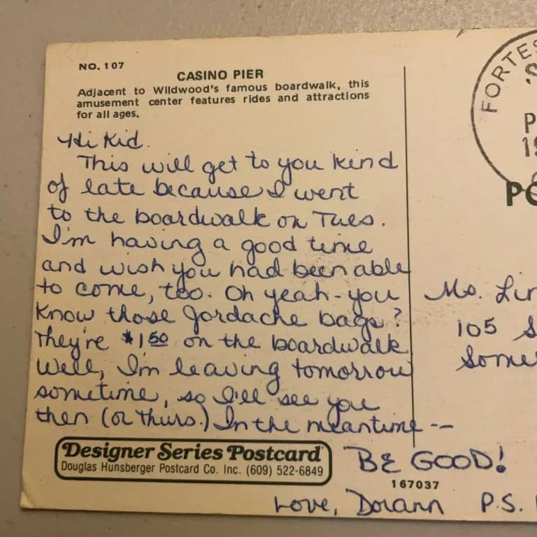 Vintage Wildwood By-The-Sea NJ Postcard - Thumbnail 7