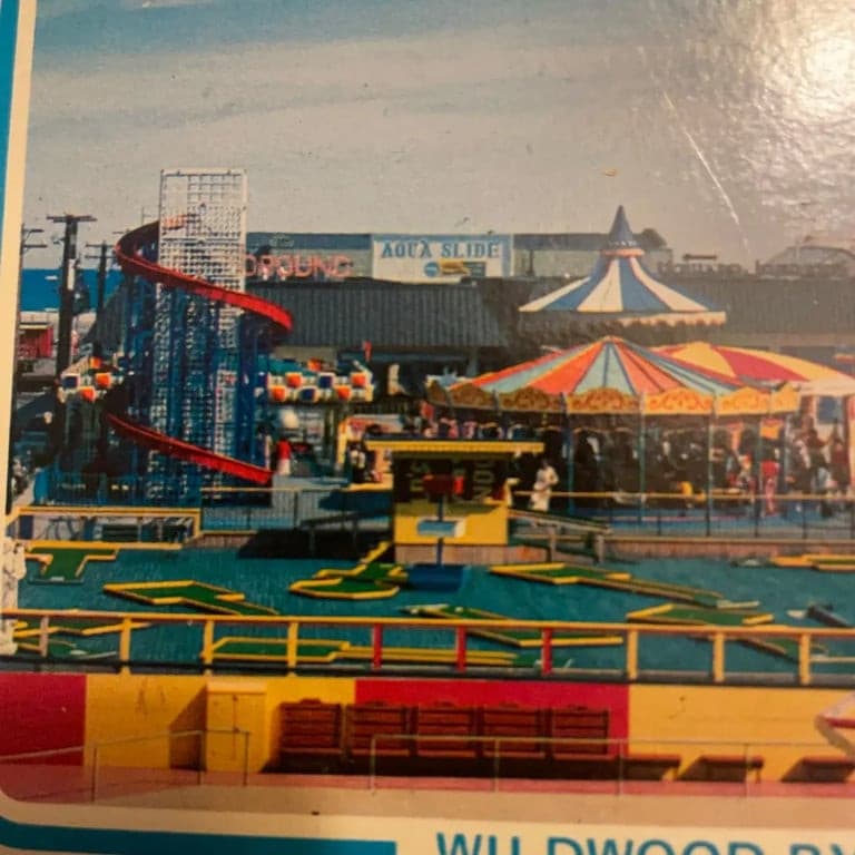 Vintage Wildwood By-The-Sea NJ Postcard - Thumbnail 3