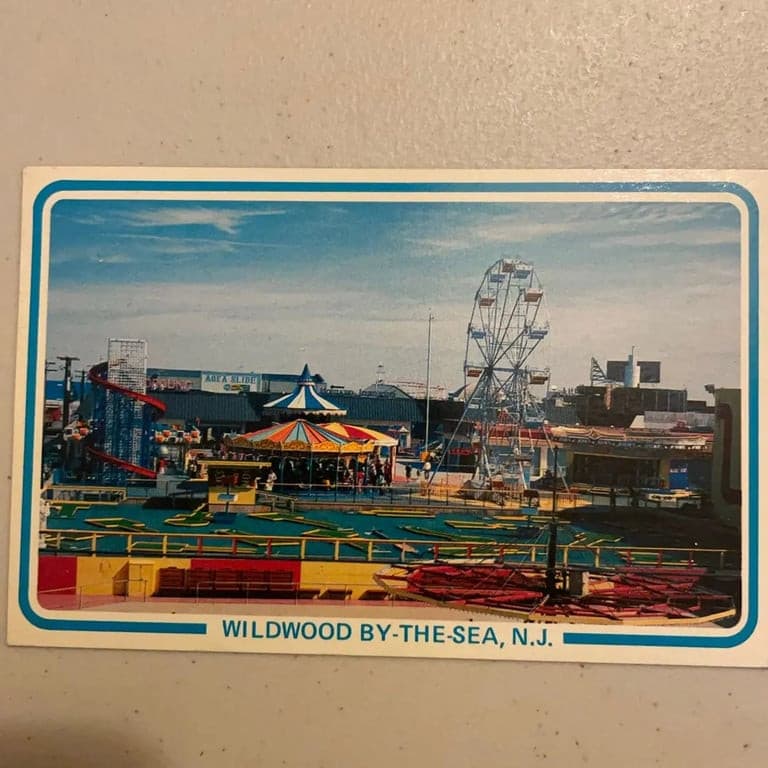 Vintage Wildwood By-The-Sea NJ Postcard - Image 1