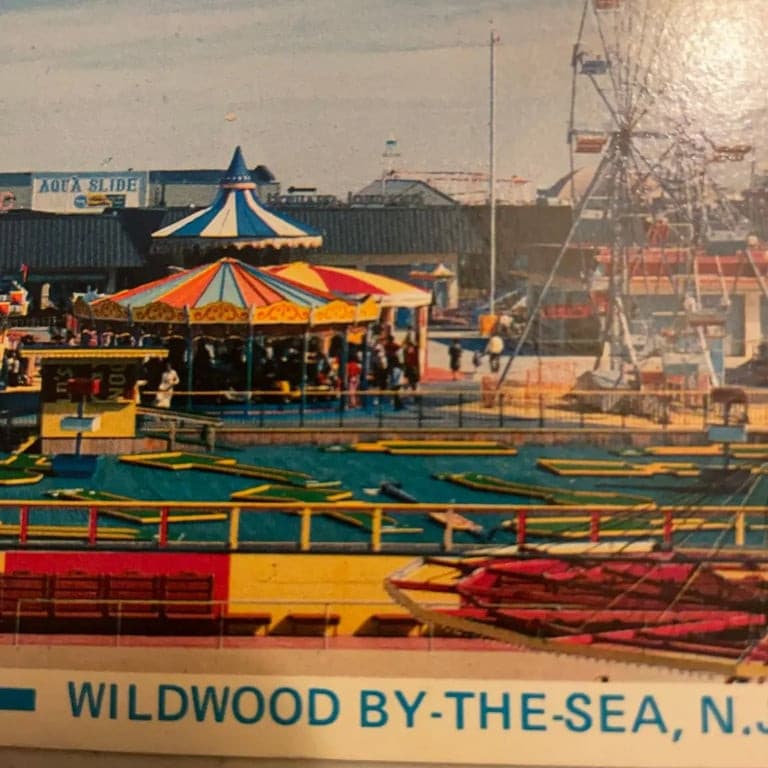 Vintage Wildwood By-The-Sea NJ Postcard - Thumbnail 4