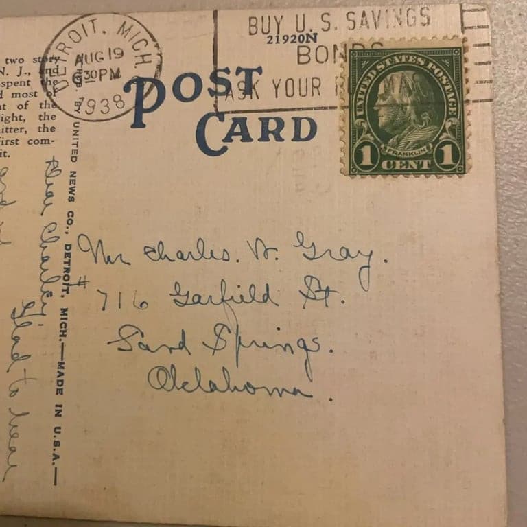 Postcard Thomas A Edison Laboratory Greenfield Village Dearborn MI Linen - Thumbnail 8