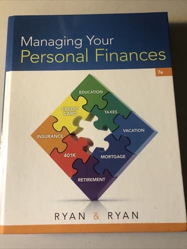 Managing Your Personal Finances, Hardcover by Ryan, Joan S., Ph.D.; Ryan, Chr... - Image 1