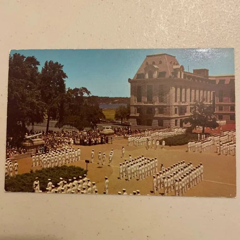 Vintage U. S. Naval Academy Annapolis Maryland Post Card - Image 1