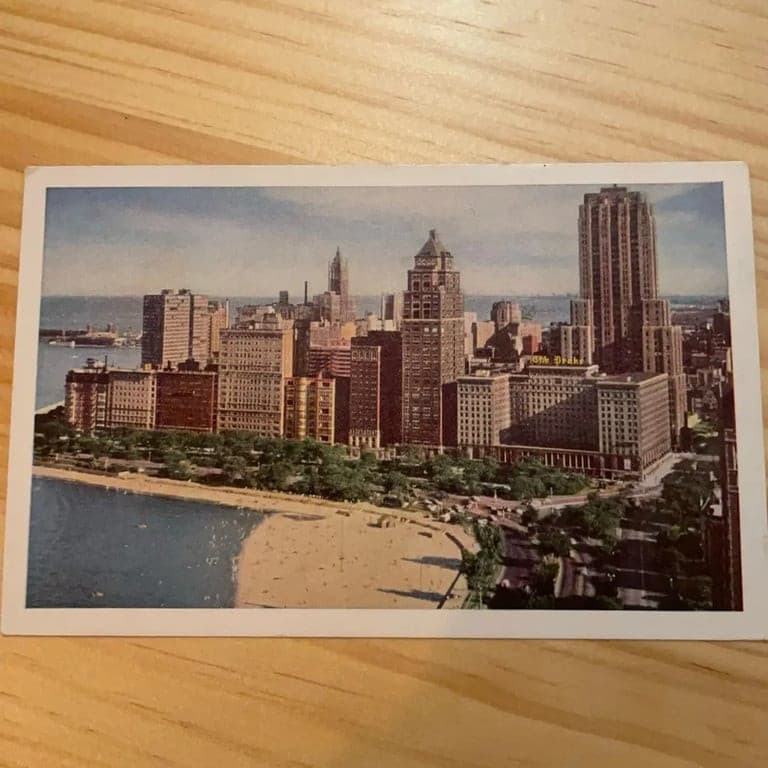 Vintage Drake Hotel Chicago Postcard - Image 1