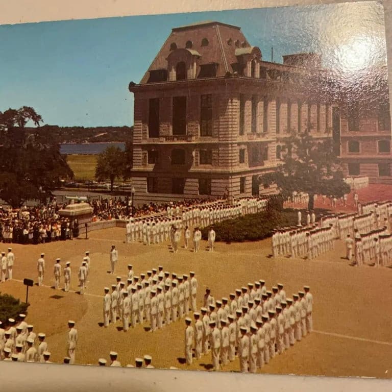 Vintage U. S. Naval Academy Annapolis Maryland Post Card - Thumbnail 3