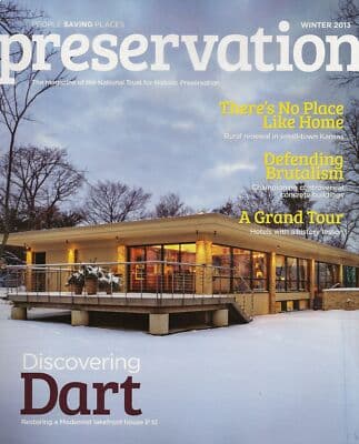 Preservation:National Trust for Historic Preservation Winter '13 V 65 #1) Dart - Image 1