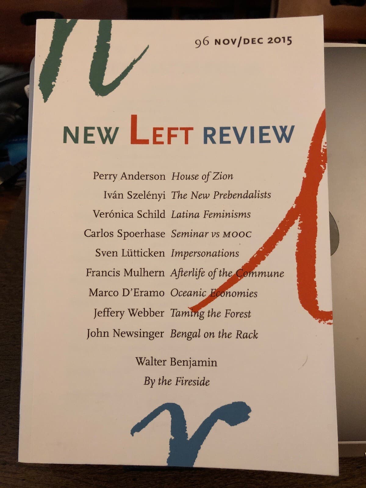 New Left Review #95 House Of Zion, New Prebendalists Nov/dec 2015 /k8 - Image 1