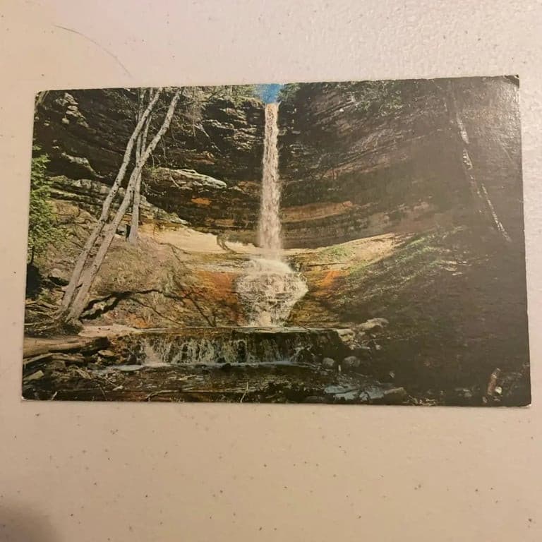 Munising Falls Munising, Michigan MI | United States - Michigan - postcard - Image 1