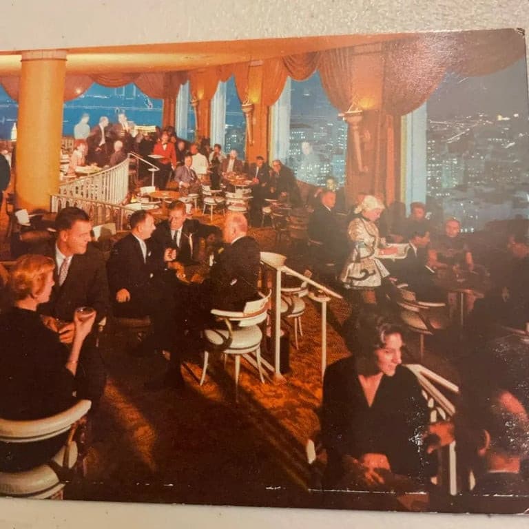 San Francisco CALIFORNIA - Fairmont Hotel Interior 1975 Vintage Chrome Postcard - Thumbnail 4