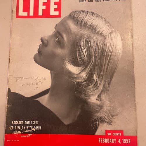Vintage LIFE Magazine February 4, 1952 Barbara Ann Scott, Why Are We Losing Air - Image 1