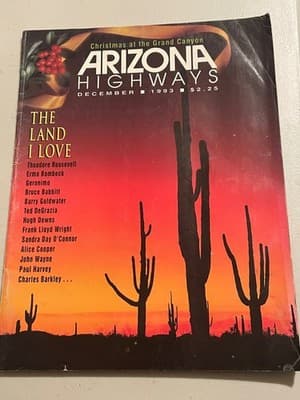 Arizona Highways Magazine December 1993 The Land I Love Christmas Grand Canyon - Image 1
