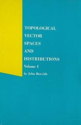 Topological Vector Spaces and Distributions, Vol. 1 - Image 1