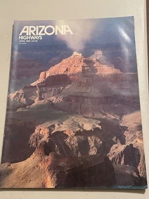 Arizona Highways Magazine April 1981 Grand Canyon Travel Photography Vintage - Image 1