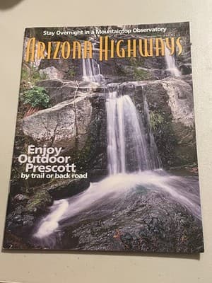 Arizona Highways Magazine Travel Prescott Waterfall Scenic Photography Issue - Image 1