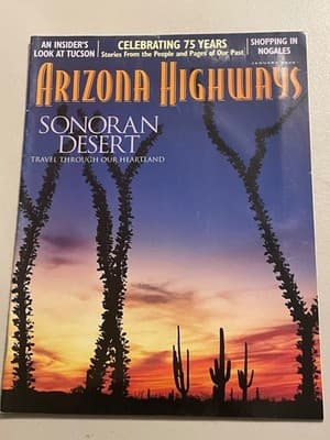 Arizona Highways Magazine January 2000 Sonoran Desert Cover Travel Photography - Image 1