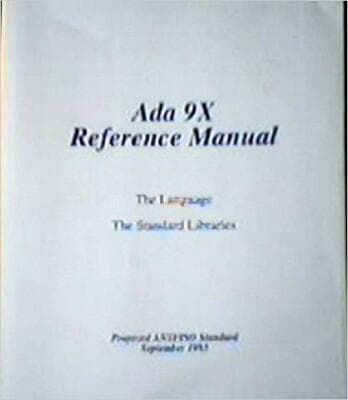 ADA 9x Reference Manual: The Language and the Standard Libraries (Proposed Am... - Image 1