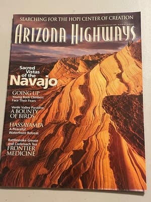 Arizona Highways Magazine April 2003 Travel Navajo Sacred Vistas Single Issue - Image 1