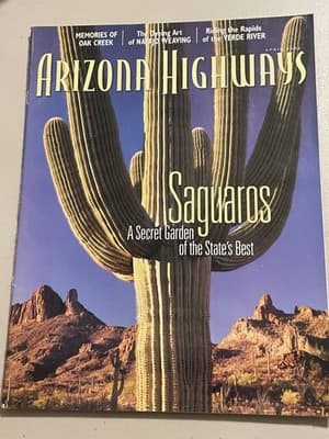 Arizona Highways Magazine April 2002 Saguaros Travel Photography Southwestern - Image 1