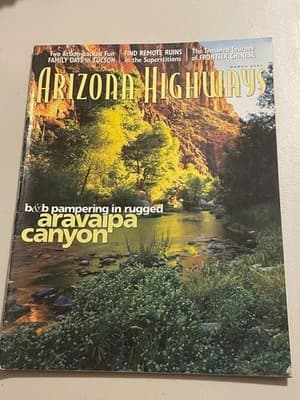 Arizona Highways Magazine March 2001 Aravaipa Canyon Scenic Travel Nature Issue - Image 1