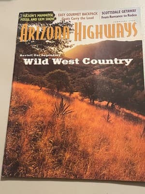 Arizona Highways Magazine Feb 2000 Wild West Country Travel Photography Issue - Image 1