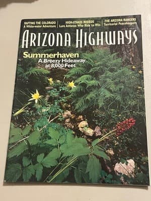 Arizona Highways Magazine July 2001 Summerhaven A Breezy Hideaway Travel Nature - Image 1
