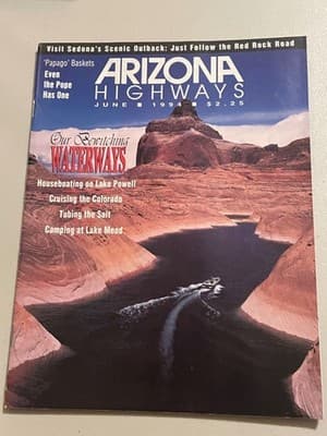 Arizona Highways Magazine June 1994 Lake Powell Houseboating Travel Camping - Image 1