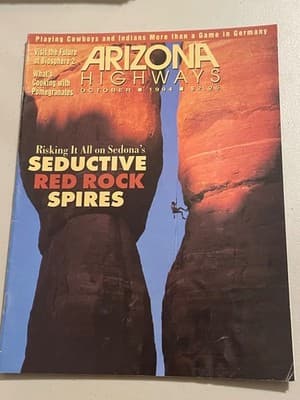 Arizona Highways Mag Oct 1994 Seductive Red Rock Spires Scenic Photos Travel - Image 1