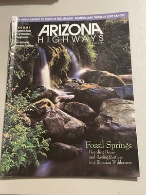 Arizona Highways Magazine June 1997 Fossil Springs Bearding Bears Rattlers - Image 1