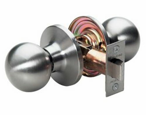 Master Lock BAO0415 Ball Passage Door Knob Satin Nickel 1 Pack - Image 1