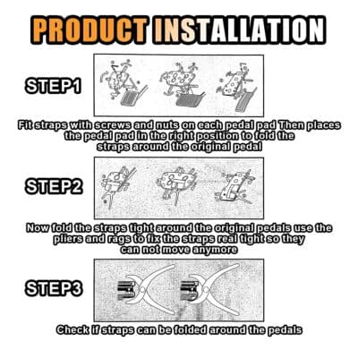 2PCS Non-Slip Car Pedal Covers Automatic Transmission Gas Pedal Brake Pedal C... - Thumbnail 6