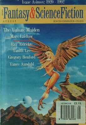 Fantasy & Science Fiction: August 1992 Vol. 83, No. 2. - Image 1