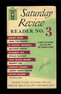 Saturday Review, Reader No. 3. - Image 1