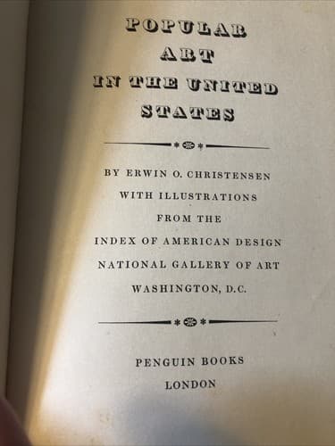 Popular art in the United States (The King penguin books) spine damaged - Thumbnail 3