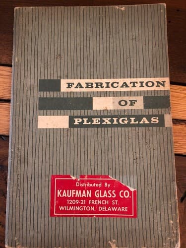 Fabrication of Plexiglas -1959 Softcover - Image 1